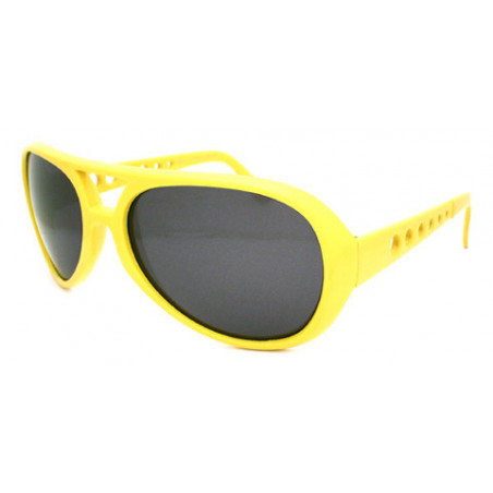 Retro Party Aviator Sonnenbrille Elvis rt67 yellow