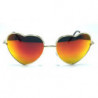 Herzförmige Sonnenbrille SWEETHEART orange