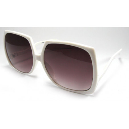 Classic Fashion LowTemple Sonnenbrille white