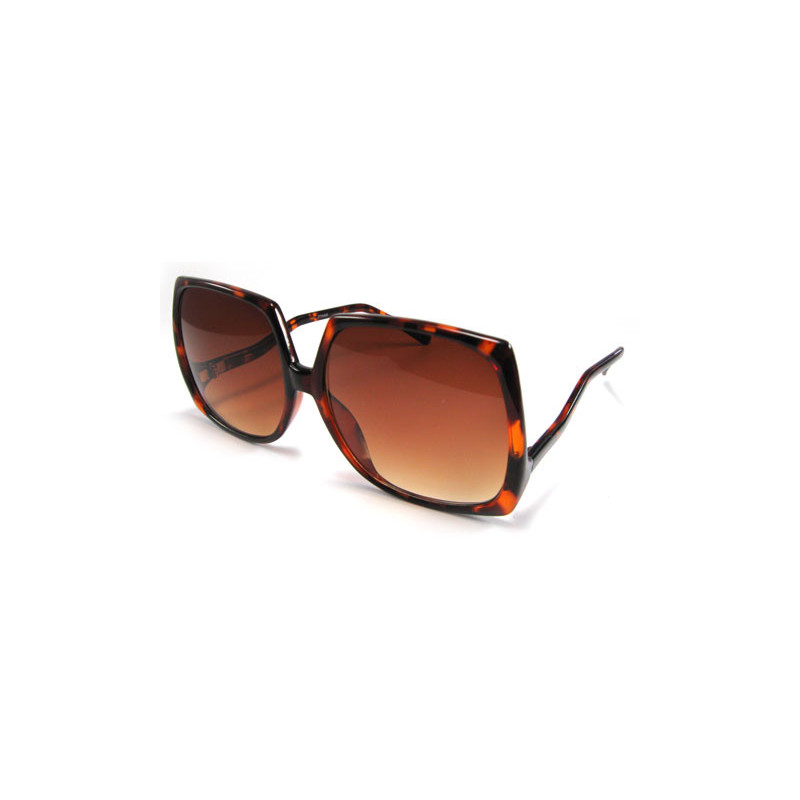 Classic Fashion LowTemple Sonnenbrille demi desert