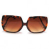 Classic Fashion LowTemple Sonnenbrille demi desert