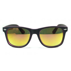 Matte Bicolor Wayfarer Sonnenbrille revo pink