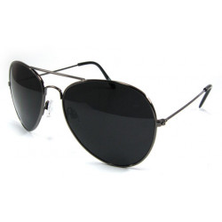 Aviator Sonnenbrille Fliegerbrille super dark gunmetal