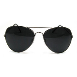 Aviator Sonnenbrille Fliegerbrille super dark gunmetal