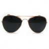 Aviator Sonnenbrille Fliegerbrille super dark gold