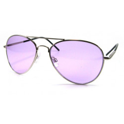 Crazy Colors Aviator Sonnenbrille chrom/ purple