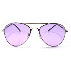 Crazy Colors Aviator Sonnenbrille chrom/ purple