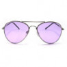 Crazy Colors Aviator Sonnenbrille chrom/ purple