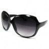 Big Classic Vintage Designer Sonnenbrille black ruby