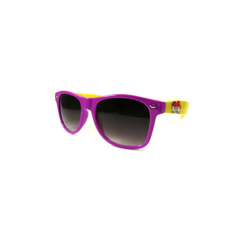 Wayfarer Sonnenbrille Faith Tattoo neon purple