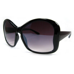 Big Butterfly Lady Designer Sonnenbrille black ruby