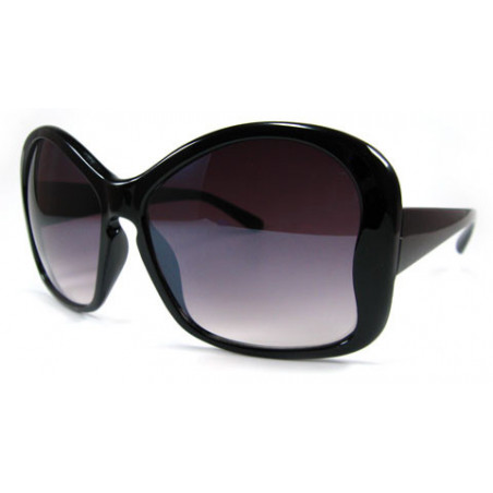 Big Butterfly Lady Designer Sonnenbrille black ruby