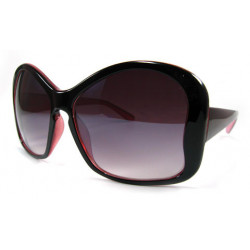 Big Butterfly Lady Designer Sonnenbrille black pink