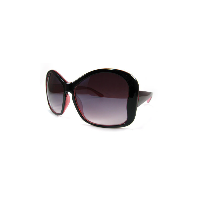 Big Butterfly Lady Designer Sonnenbrille black pink