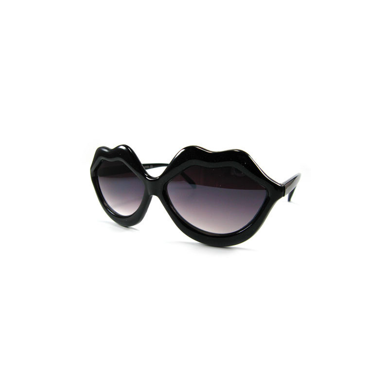 Kultige Partybrille Kiss Lips sexy black