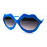 Kultige Partybrille Kiss Lips sexy blue