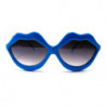 Kultige Partybrille Kiss Lips sexy blue
