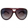 Vintage Big Stunna Aviators Sonnenbrille red