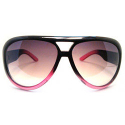 Vintage Big Stunna Aviators Sonnenbrille black/fuchsia