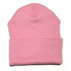 Skimütze Acryl Beanie pink