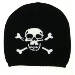 Quirinus® Beanie Pirate Skull Design black