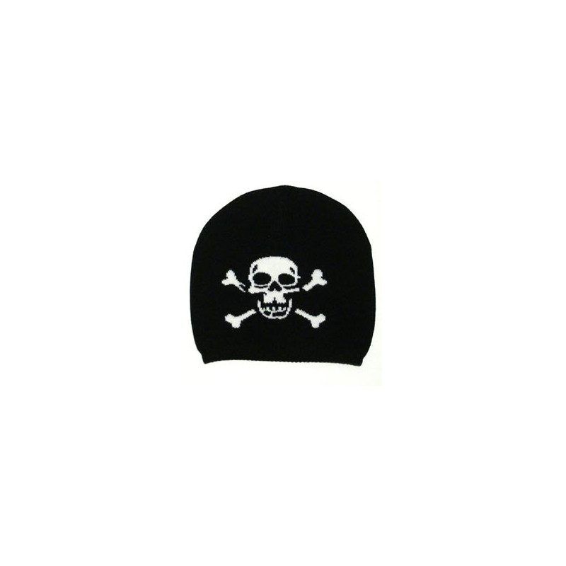 Quirinus® Beanie Pirate Skull Design black