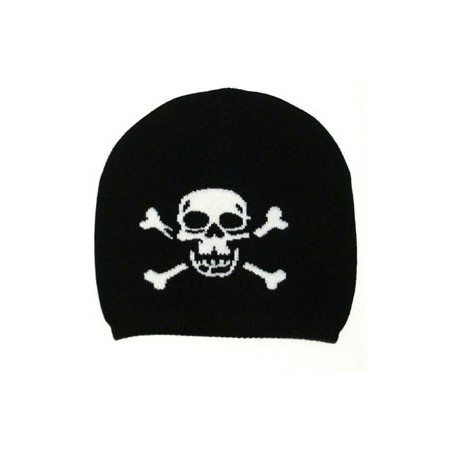 Quirinus® Beanie Pirate Skull Design black