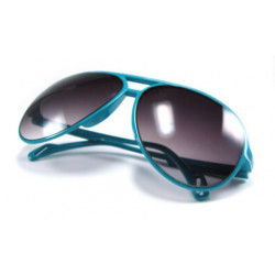 Aviator NuRave Stunna Stripe Sonnenbrille nu01 turquoise-wt