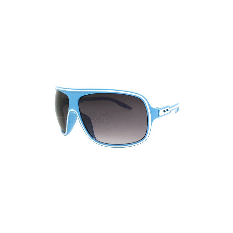 Shield Retro Stripe Designer Sonnenbrille rt31 blue