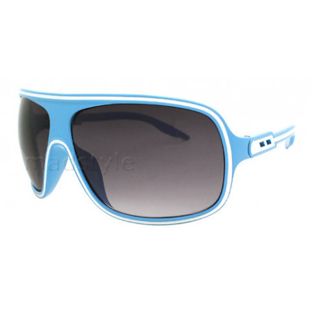 Shield Retro Stripe Designer Sonnenbrille rt31 blue