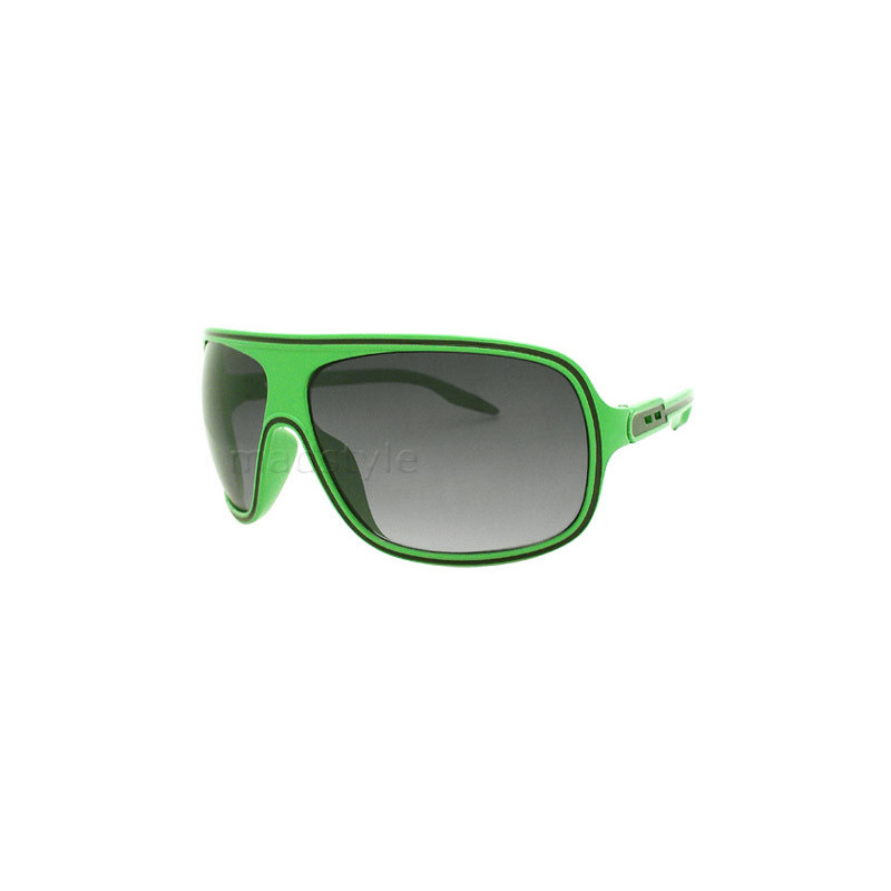 Shield Retro Stripe Designer Sonnenbrille rt31 green