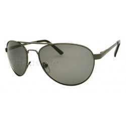 Luxus Aviator Sonnenbrille mit polarisierten Linsen gunmetal