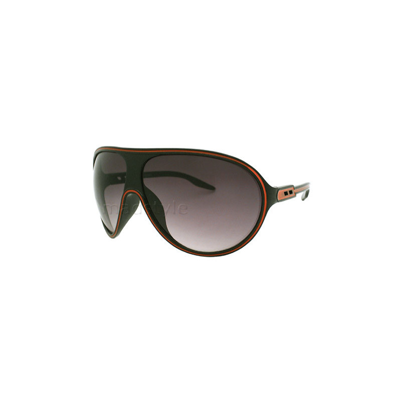 Aviator Retro Stripe Designer Sonnenbrille rt32 black-rd