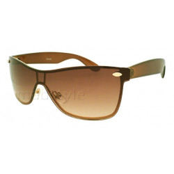 Wayfarer Blues Brothers Shield Sonnenbrille gold desert