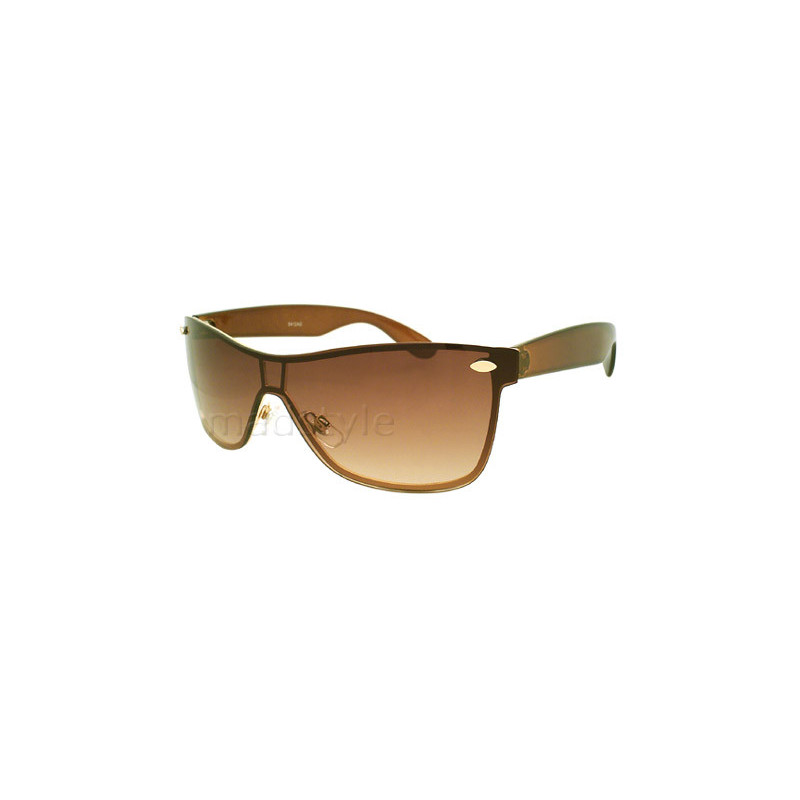 Wayfarer Blues Brothers Shield Sonnenbrille gold desert