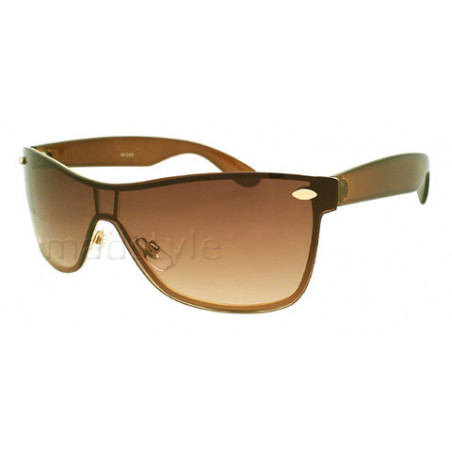 Wayfarer Blues Brothers Shield Sonnenbrille gold desert