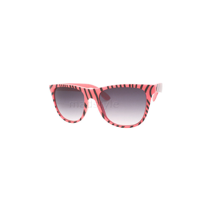 Blues Brothers Zebra Designer Sonnenbrille pink