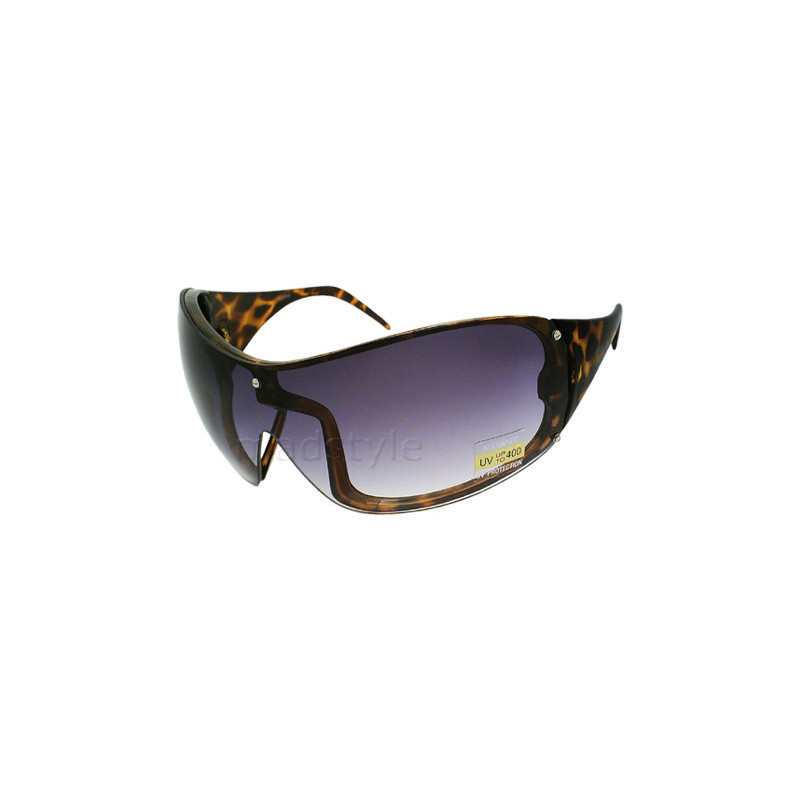 Grosse Glamour Shield Sonnenbrille fs01 demi