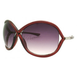 Grosse Glamour Mode Sonnenbrille fs02 wine