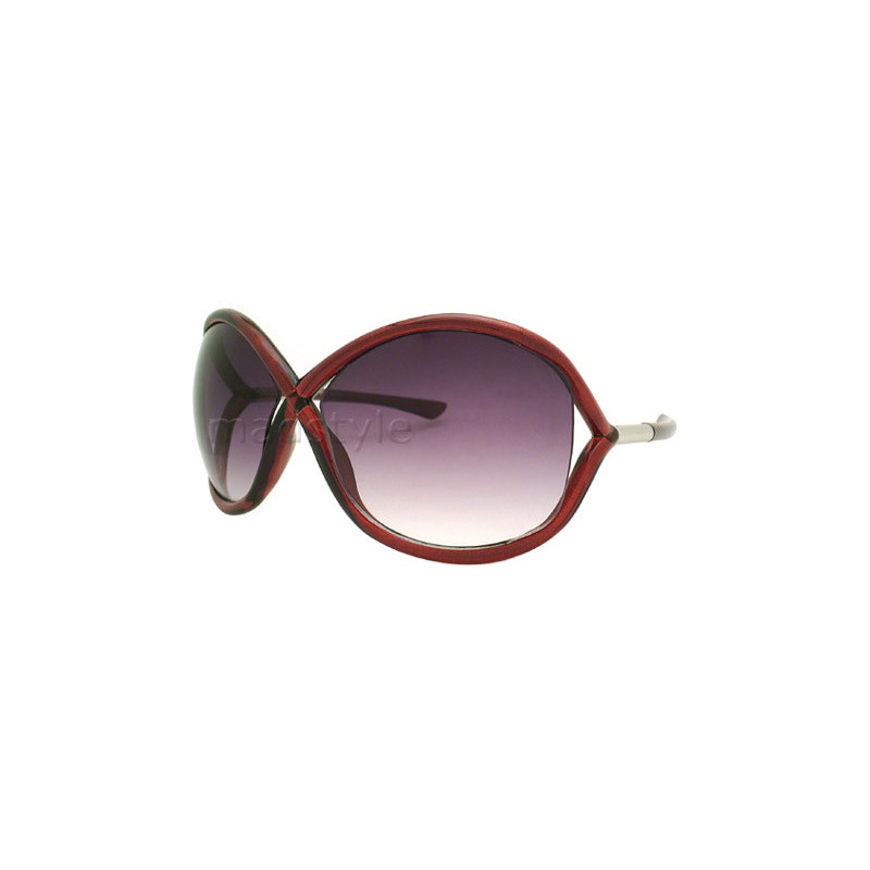 Grosse Glamour Mode Sonnenbrille fs02 wine