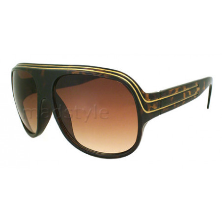 Retro Aviator Designer Sonnenbrille rt30 demi