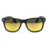 Matte Bicolor Wayfarer Sonnenbrille revo orange