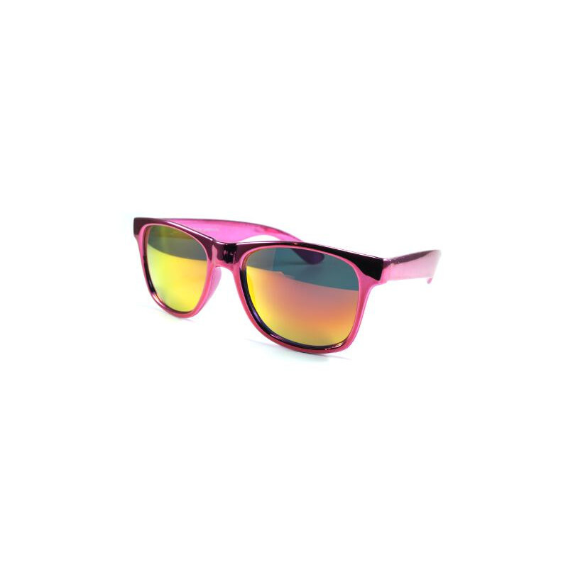 Metalisierte Wayfarer Sonnenbrille CHROMA fuchsia