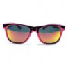 Metalisierte Wayfarer Sonnenbrille CHROMA fuchsia