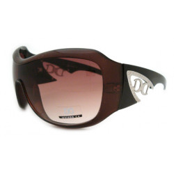 Grosse Sonnenbrille DIMITRIS DIMITRIOU® Shield brown desert