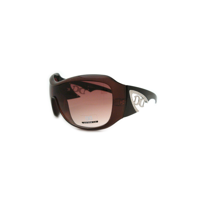 Grosse Sonnenbrille DIMITRIS DIMITRIOU® Shield brown desert