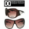 Grosse Sonnenbrille DIMITRIS DIMITRIOU® Shield brown desert