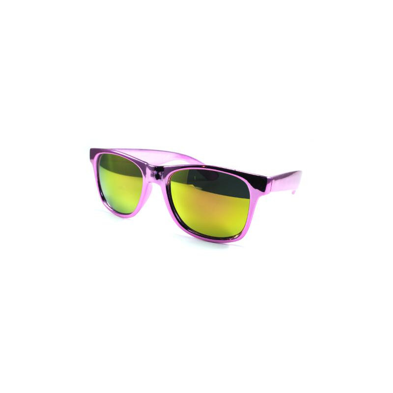 Metalisierte Wayfarer Sonnenbrille CHROMA pink