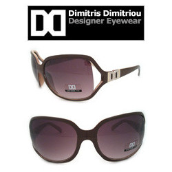 Retro Sonnenbrille DIMITRIS DIMITRIOU® Vintage brown ruby
