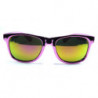 Metalisierte Wayfarer Sonnenbrille CHROMA pink